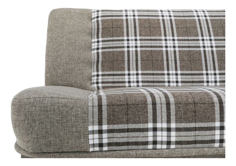 Pohovka Pale hnědá + bílá