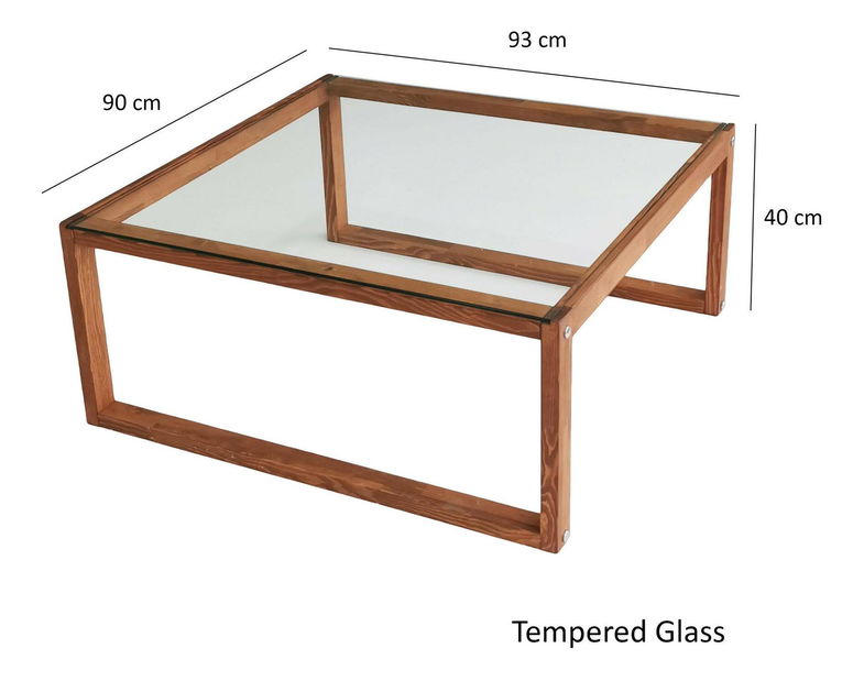 Konferenční stolek Putilo (dřevo přírodní)