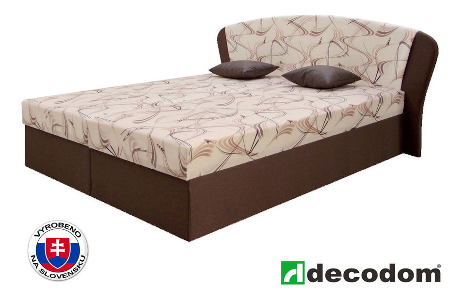 Manželská postel 170 cm Decodom Kula (s roštem a matracem)