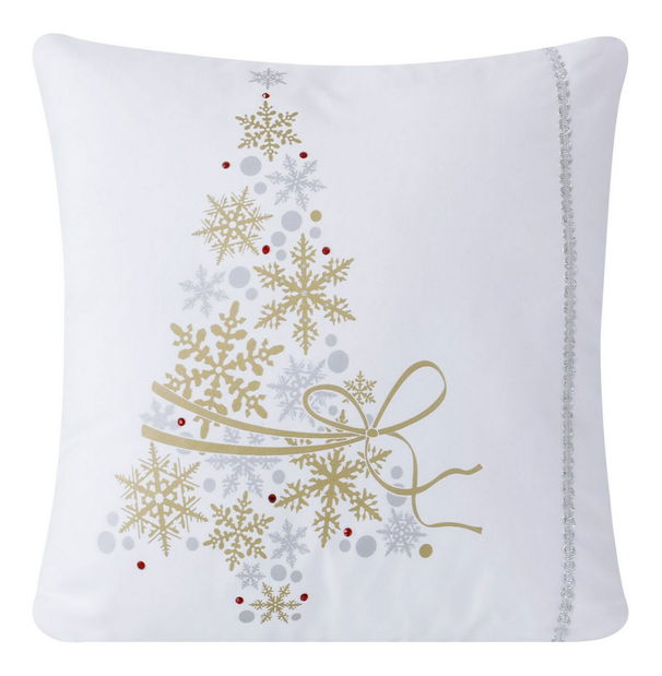 Ozdobný polštář 40X40 cm Clair (bílá) (1 ks)