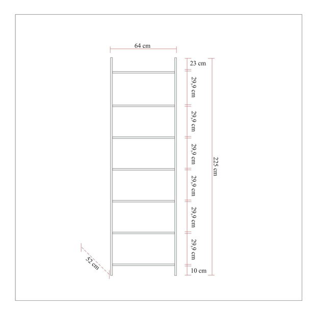 Konferenční stolek Pinoni (dub safírový)