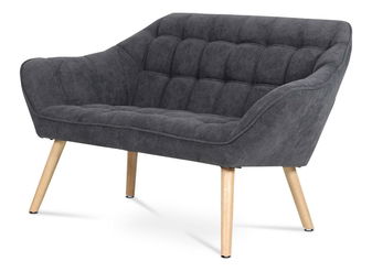 Pohovka dvousedačka Atrevidos (tmavě šedá)