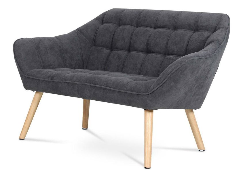 Pohovka dvousedačka Atrevidos (tmavě šedá)