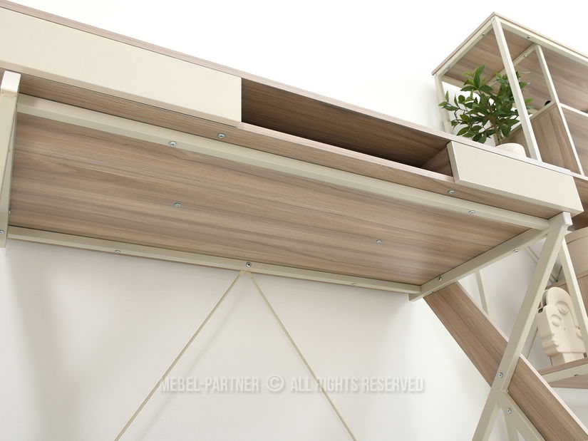 PC stolek Hilly (popelavá béžová)