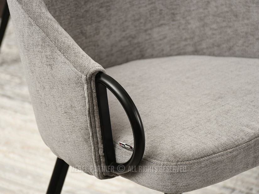 Židle Carma K (šedá + černá)