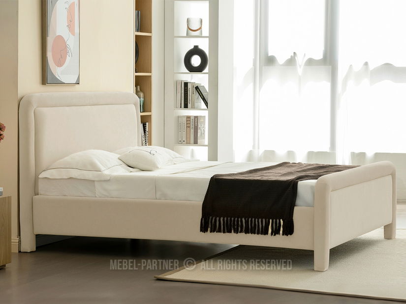 Manželská postel 160 cm Campus 160 (béžová)