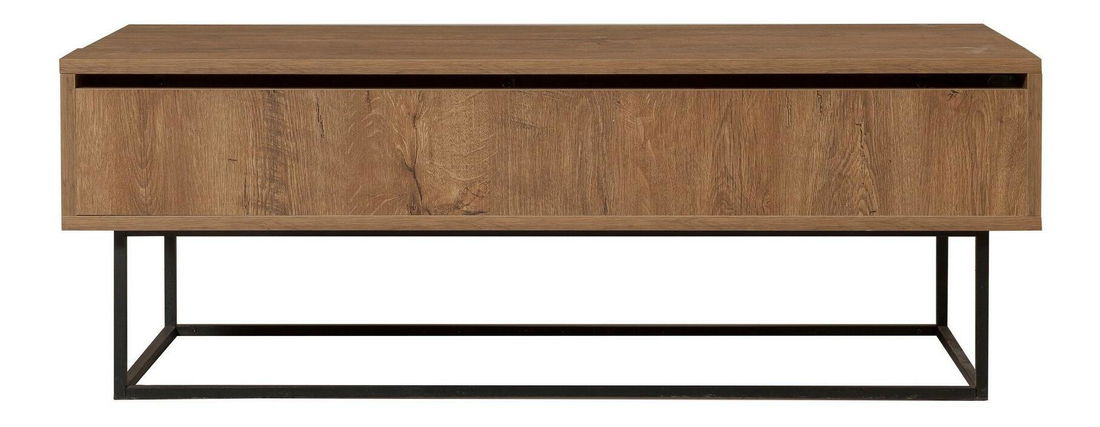 Sada nábytku do obývacího pokoje Ponake 1 (ořech + černá)