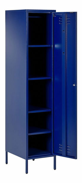 Policová skříň Frederika (modrá)