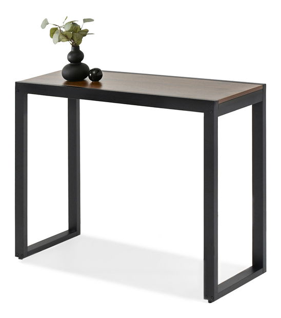 Konzolový stolek Ines (ořech + černá)