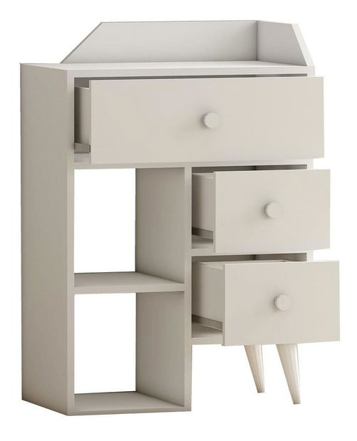 Komoda Dekube 3 (bílá)