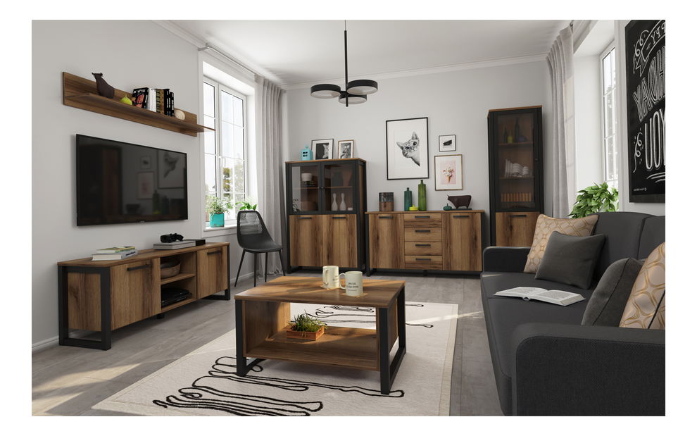 TV stolek Marni (dub dělano tmavý)