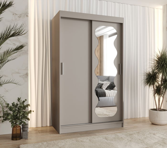 Šatní skříň 120 cm Spock (kašmír)