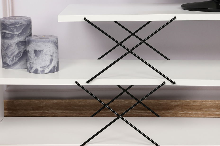 TV stolek / skříňka Ziky (bílá)