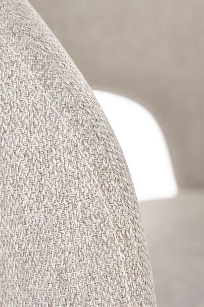 Jídelní židle Kristopher (béžová + bílá)