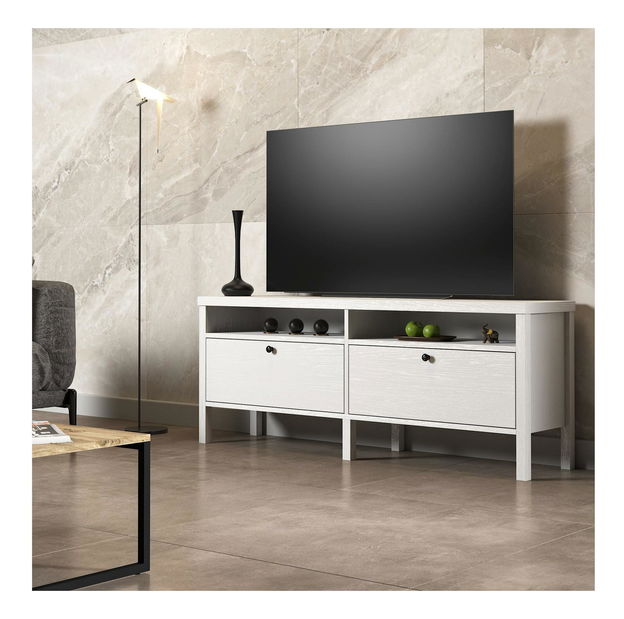 TV stolek/skříňka Franc 15 (bílé dřevo)