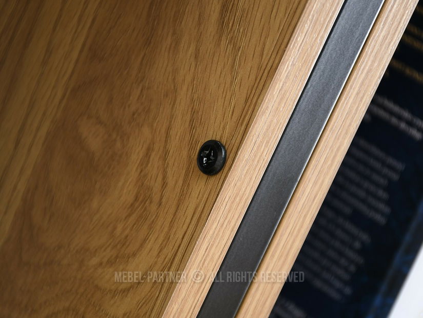 Regál Julia (dub + černá)