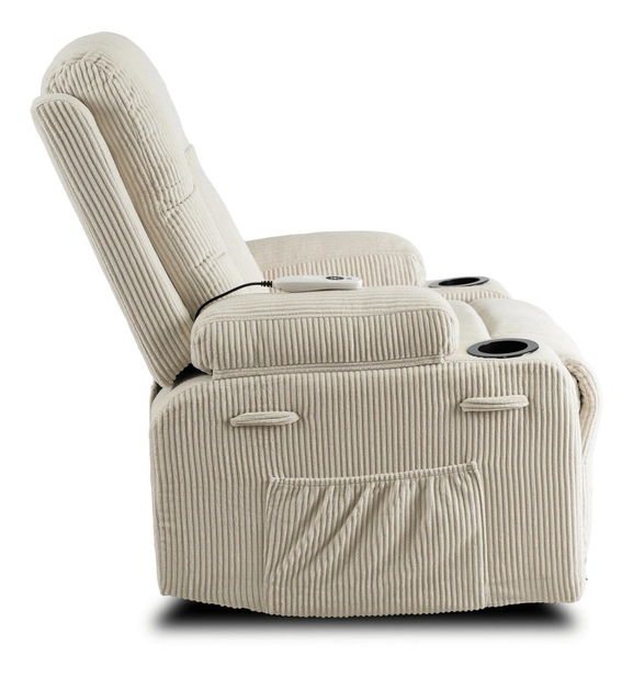 Masážní křeslo Banesto (béžová)