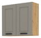 Horní kuchyňská skříňka Lucid 80 G 72 2F (dub artisan + claygrey)