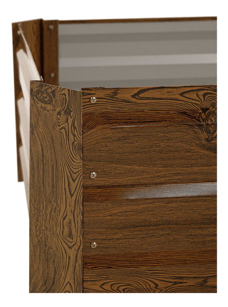 Vyvýšený záhon 4 Naipes (hnědá)