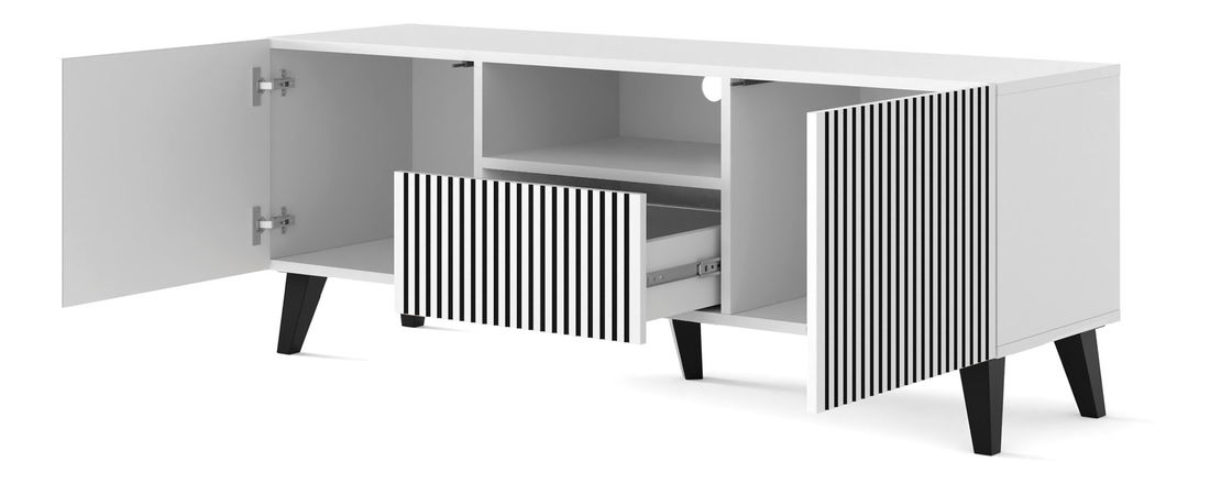 Komoda Rawy 3D3S (bílá)