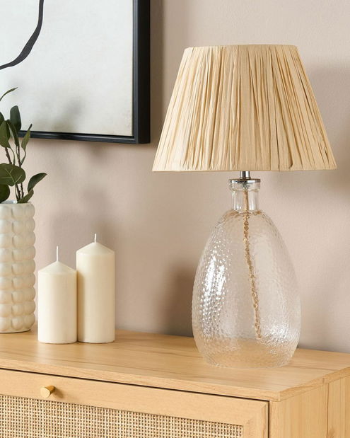 Stolní lampa Brynlee (přírodní)