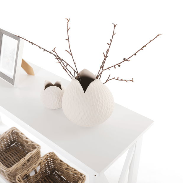 Konzolový stolek Agnes (bílá)