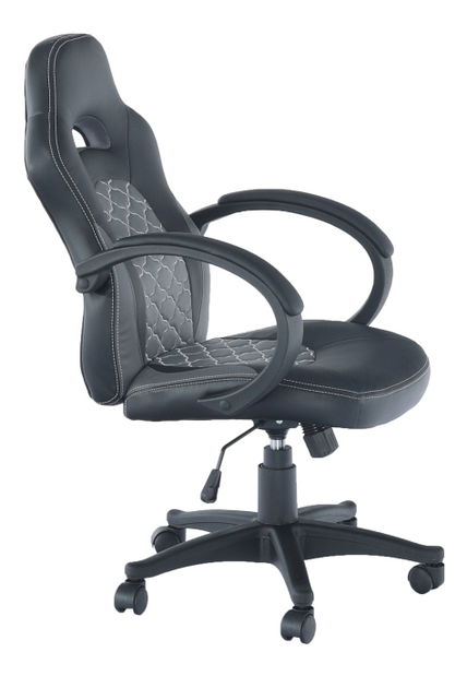 Kancelářské křeslo Naseby (černá + šedá)