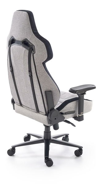 Herní křeslo Aligator (šedá + černá)
