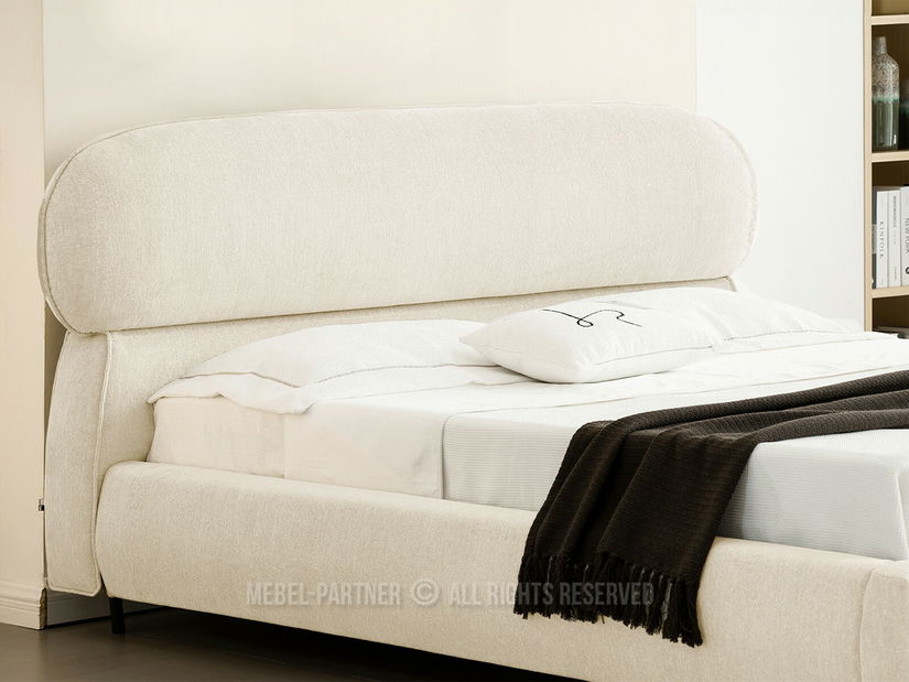 Manželská postel 180 cm Asesora 180 (krémová + černá)