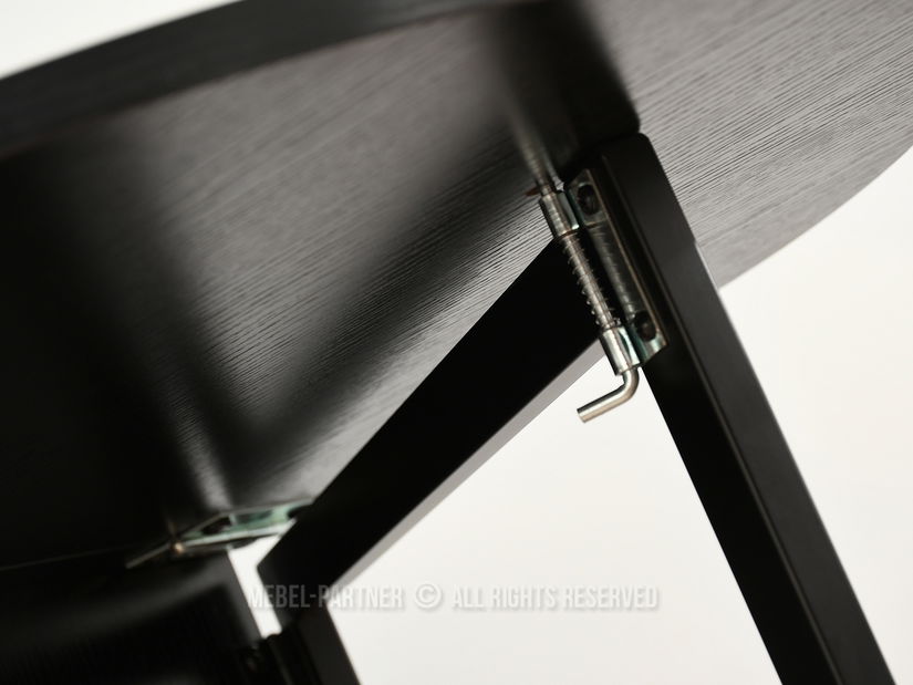 Konferenční stolek Espana (černé dřevo + černá)