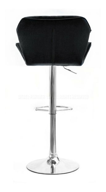 Židle Huhu (černá + chromová)