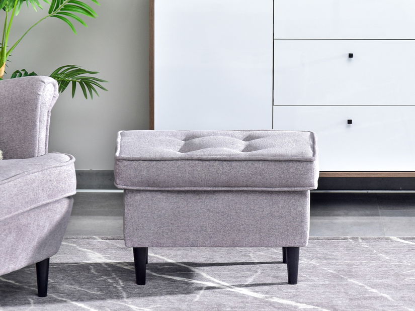 Taburetka Muriera (medová + chrom)