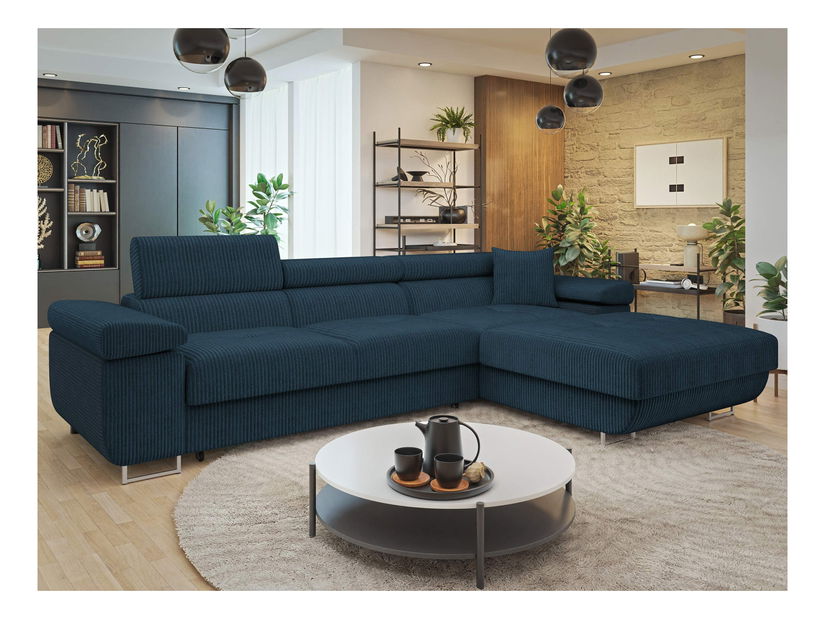 Rohová sedačka Terazuro Mini S (šedá) (s úl. prostorem) (P)