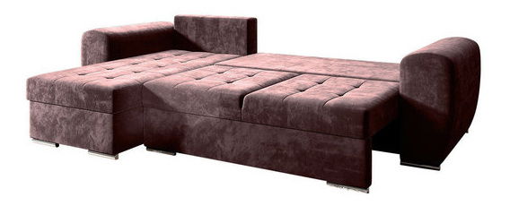 Rohová sedací souprava Daria (zlatohnědá)