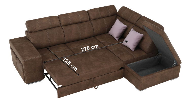 Rohová sedací souprava Lanza (P)