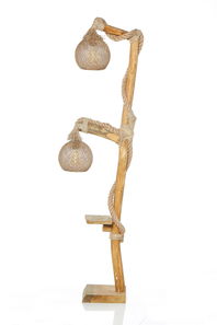 Stojanová lampa Rustecolla 3 (přírodní)