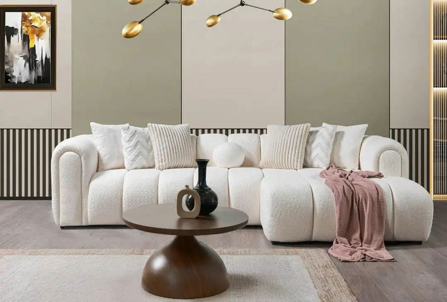 Rohová sedačka Flexxia (šedá) (L)