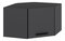 Rohová závěsná skříňka Bubose 5 (antracit)
