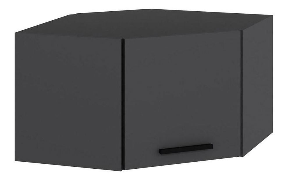 Rohová závěsná skříňka Bubose 5 (antracit)