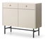 Komoda Desanta 2D2SZ (béžová + černá)