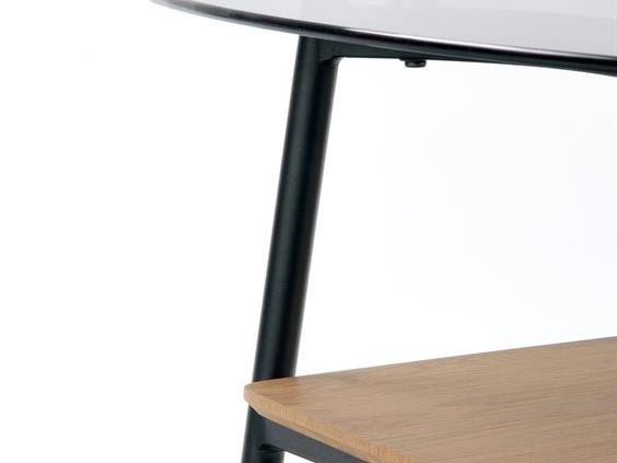 Konferenční stolek Anitra (dub zlatý + černá)