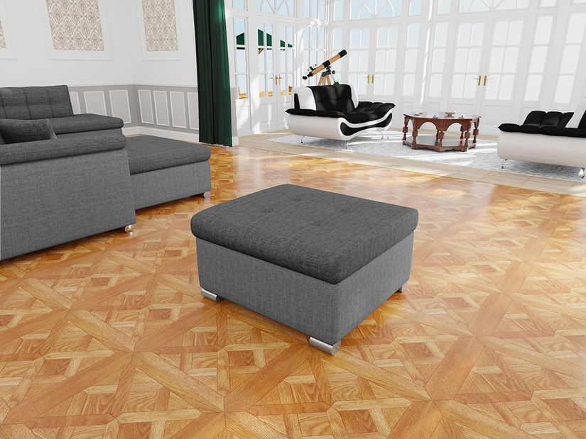 Taburetka Toneda malá (tmavě šedá + hnědošedá)