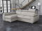 Rohová sedací souprava Gozo Mini (světle šedá) (L)