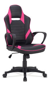 Kancelářské/herní křeslo Ysnia-Y207-PINK (černá + růžová)