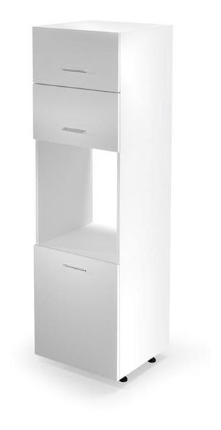 Potravinová kuchyňská skřínka na troubu Verlene (bílá)