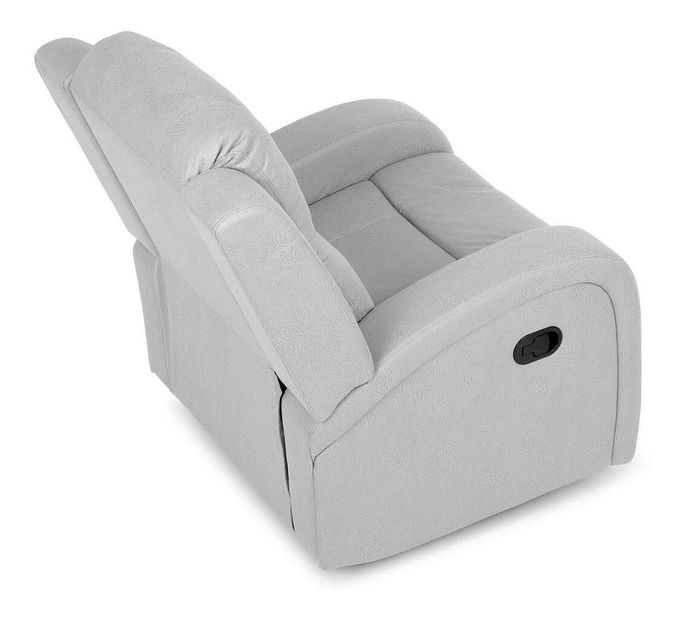 Polohovací křeslo Triple (stříbrná)