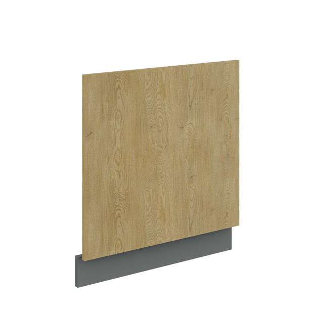 Dvířka na vestavnou myčku nádobí Carminia ZM 570x596 (dub cremona + antracit)