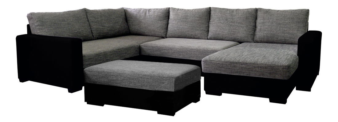 Rohová sedací souprava U Samanta LB+2+L 2 (P) (s taburetem)