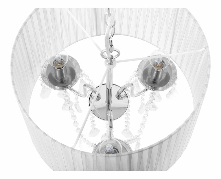 Závěsná lampa Evandale (bílá)