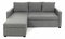 Rohová sedačka Kadina (šedá) (L)